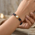 Blue Sapphire Bracelet, Color Enhanced, Red — 7.5 inch, 88.80 Ct, India