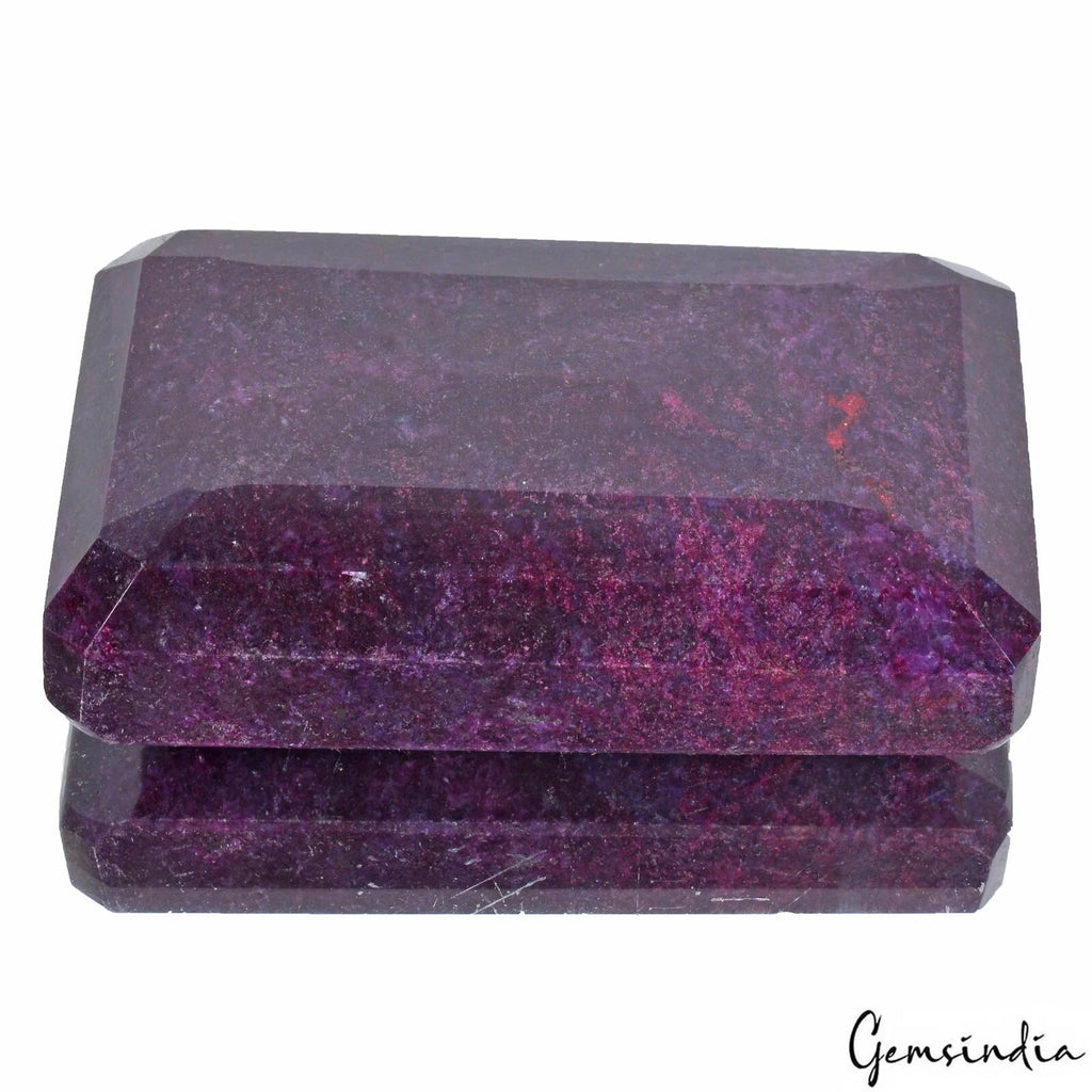 1910 Cts Natural African Red Ruby Octagon Cut Museum Size Loose Huge Gemstone