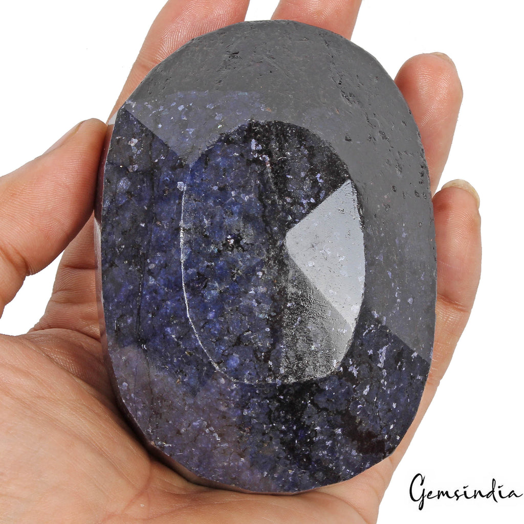 3270 Cts Natural African Dark Blue Sapphire Oval Faceted Cut Huge Size Loose Gem