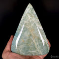 5470 Ct Natural Aquamarine Beryl Large Pear Cut Untreated Rare Gemstone w/ Stand