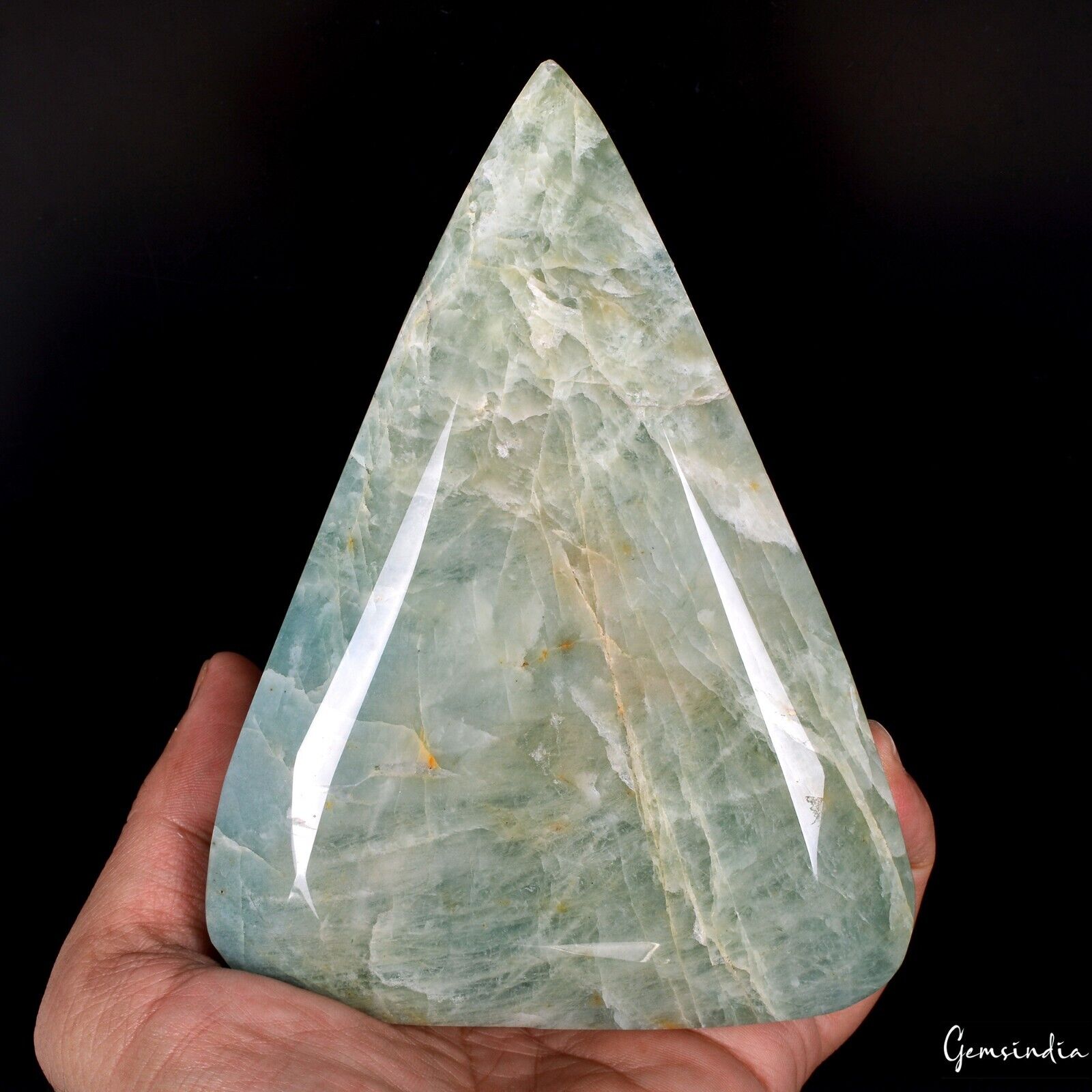 5470 Ct Natural Aquamarine Beryl Large Pear Cut Untreated Rare Gemstone w/ Stand