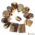 Septarian Lot, Cabochon, Untreated, Bi-Color — 12 Pieces, 20mm to 29mm, 300 Ct