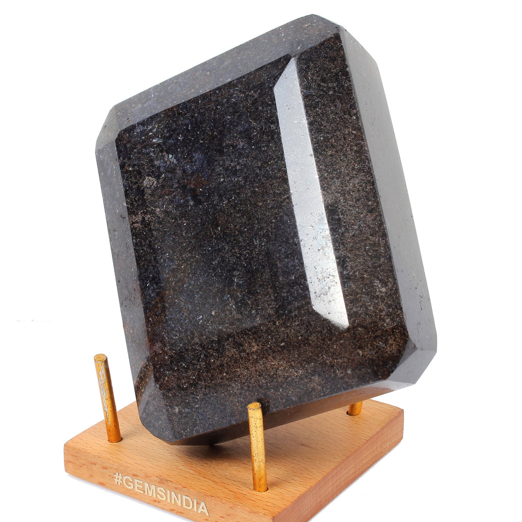 1.5 kilo Large Natural Blue Sapphire Octagon Cut Earth Mined Loose Gemstone Gift