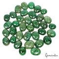 560 Ct/35 Pcs Natural Green Brazilian Emerald Oval Cab Loose Gems Wholesale Lot