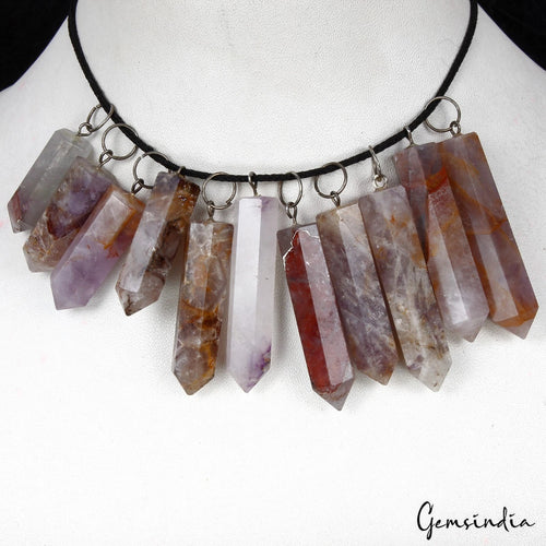 Amethyst Carving, Untreated, Bi Color — 11 Pieces, 28mm to 40mm, 400 Ct, Brazil
