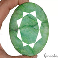 2220 Ct Natural Green Brazilian Emerald Oval Cut Faceted Earth Mined Huge Gems