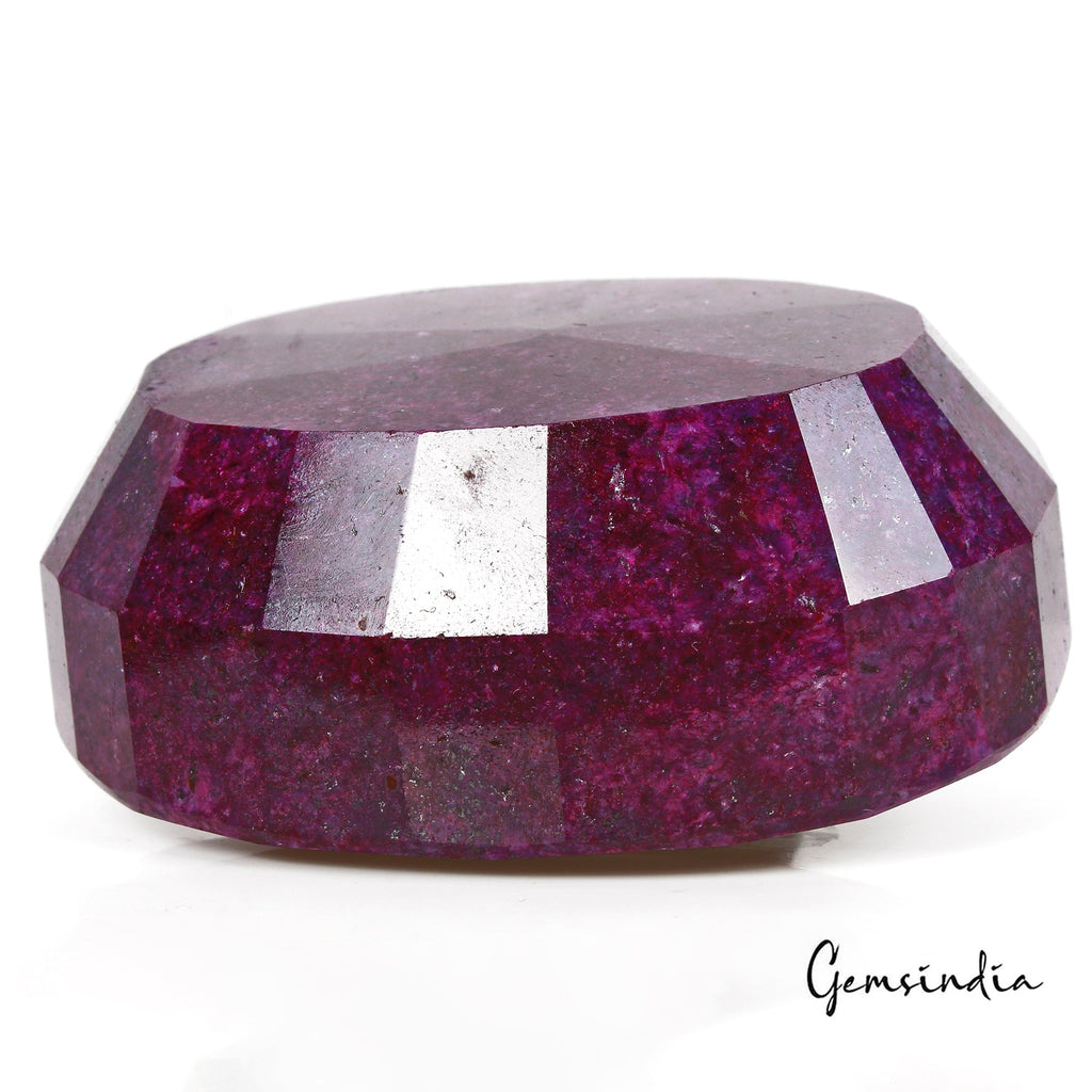 2080 Ct Natural Ruby Huge Size Oval Faceted Earth Mined Gemstone From Madagascar