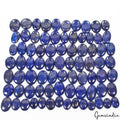2000 Ct/79 Pcs Natural Blue Lapis Lazuli Gold Flecks Oval Cab Wholesale Gems Lot