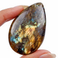 Labradorite Cabochon, Untreated — 57 x 37 x 8mm, 146.40 Ct