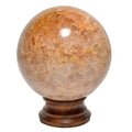 0.97 Kilo Natural Yellow Peach Aventurine Healing Crystal Huge Gem Sphere 3.5"