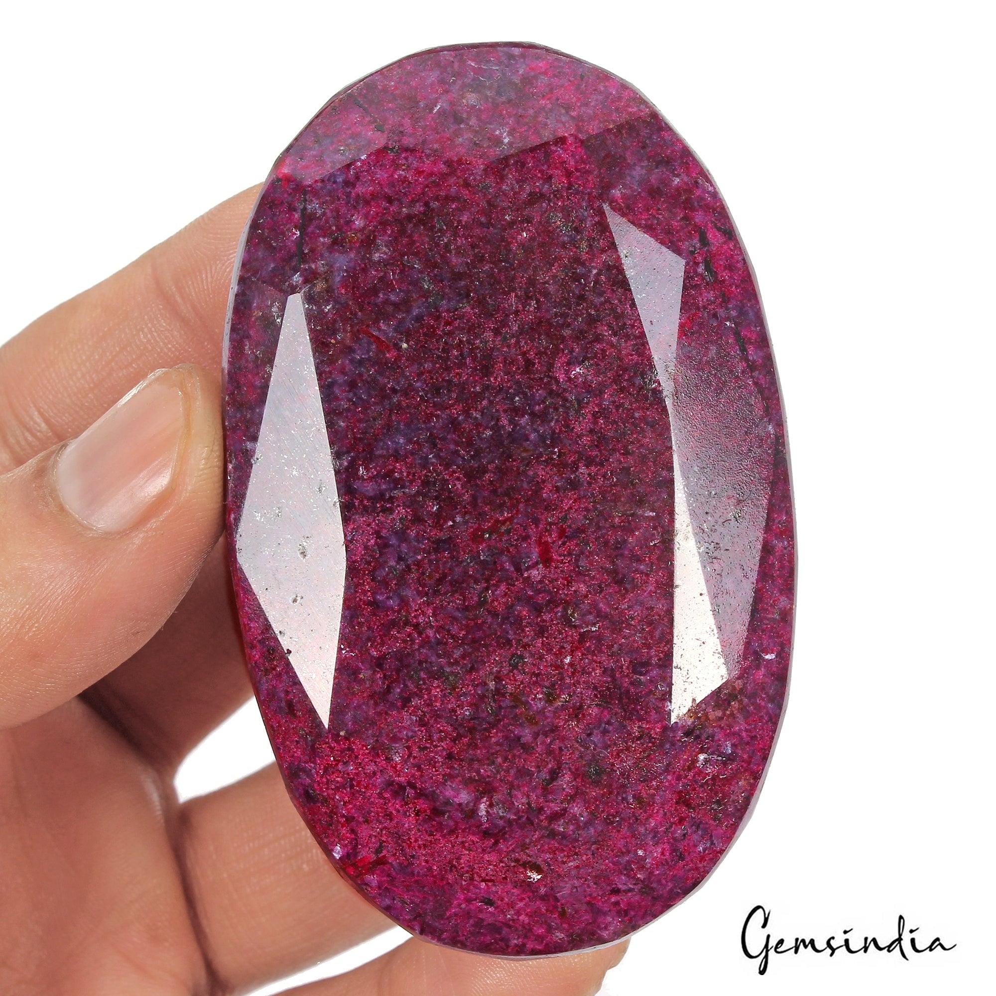 Large Natural Red Ruby 1230 Ct Faceted Oval Ruby Huge Loose Earth Mined Gemstone