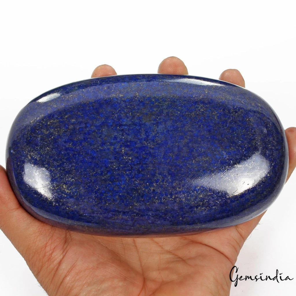 3510 Cts Natural Blue Lapis Lazuli Gold Pyrite Oval Cab Loose Huge Size Gemstone
