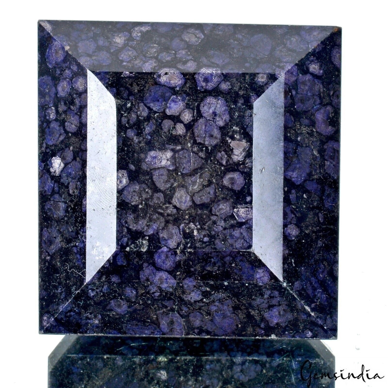 2400 Cts Natural Deep Blue Sapphire Square Cut Loose Faceted Madagascar Gemstone