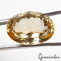 29.20 Ct Natural Untreated Yellow Citrine Oval Faceted Loose Gems For Jewelry