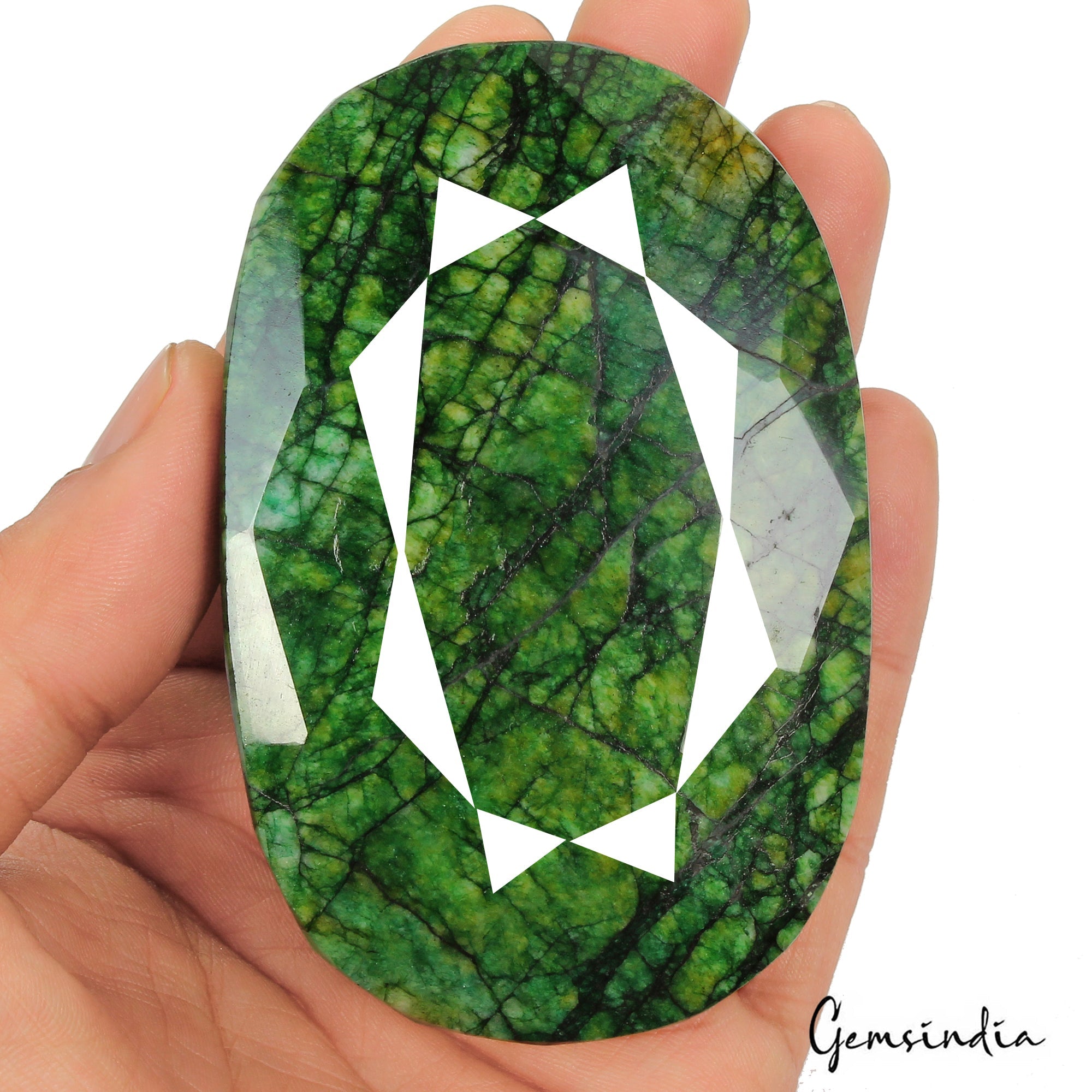 1470 Carat Natural Huge Green Emerald Earth-Mined Museum Size Oval Cut Gemstone