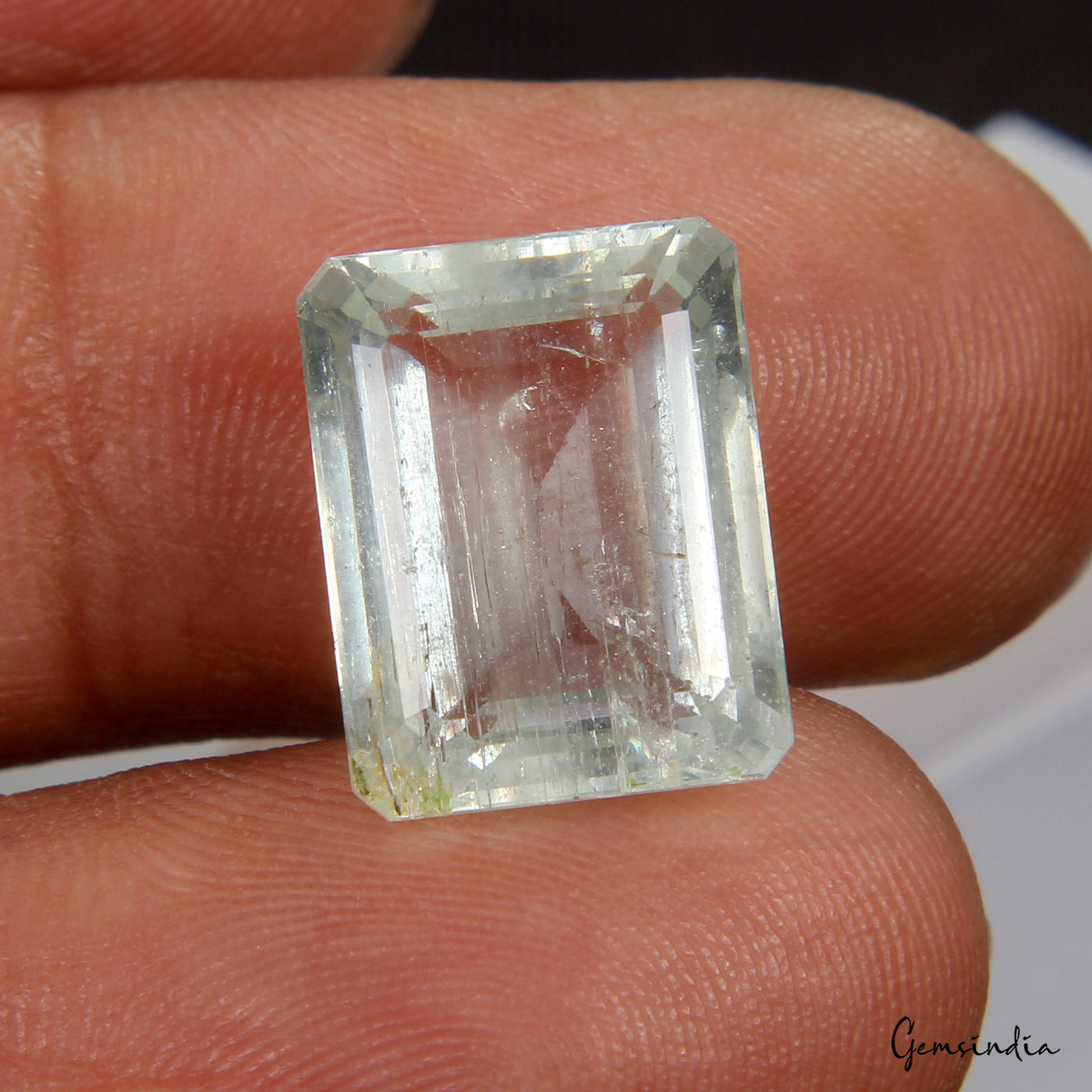 AAA 8.50 Ct Natural Blue Aquamarine Octagon Faceted Cut Loose Brazilian Gemstone