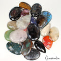 1120 Ct Natural 22 Pcs Untreated 26mm-52mm Loose Cabochon Assorted Gemstones Lot