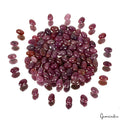Certified 68.40 Cts/100 Pcs Natural Untreated Red Ruby Oval Cab Gems For Jewelry