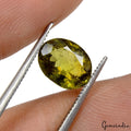 UNTREATED Natural Green Tourmaline 1.70 Cts Oval Cut Certified Loose Gemstone