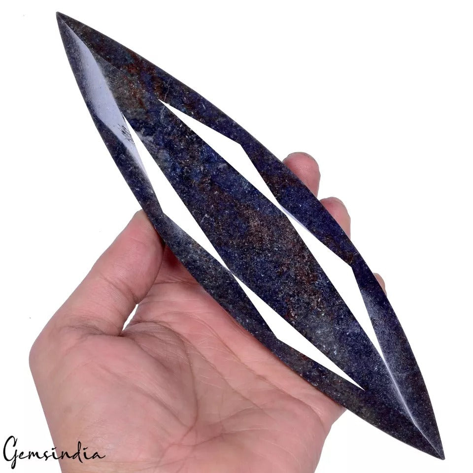 3200 Cts Natural Madagascar Dark Blue Sapphire Marquise Cut Earth mined Huge Gem