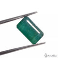 4.35 Ct Emerald Zambian Octagon Cut Untreated Certified Gemstone For Ring Use