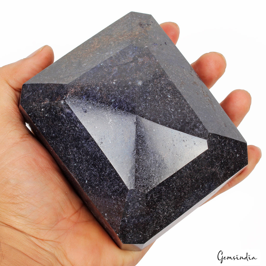 1.5 kilo Large Natural Blue Sapphire Octagon Cut Earth Mined Loose Gemstone Gift
