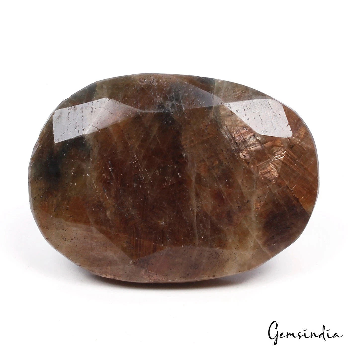 Sapphire Loose Gemstone, Untreated, Golden — 64x46x19 mm, 670 Ct, Madagascar