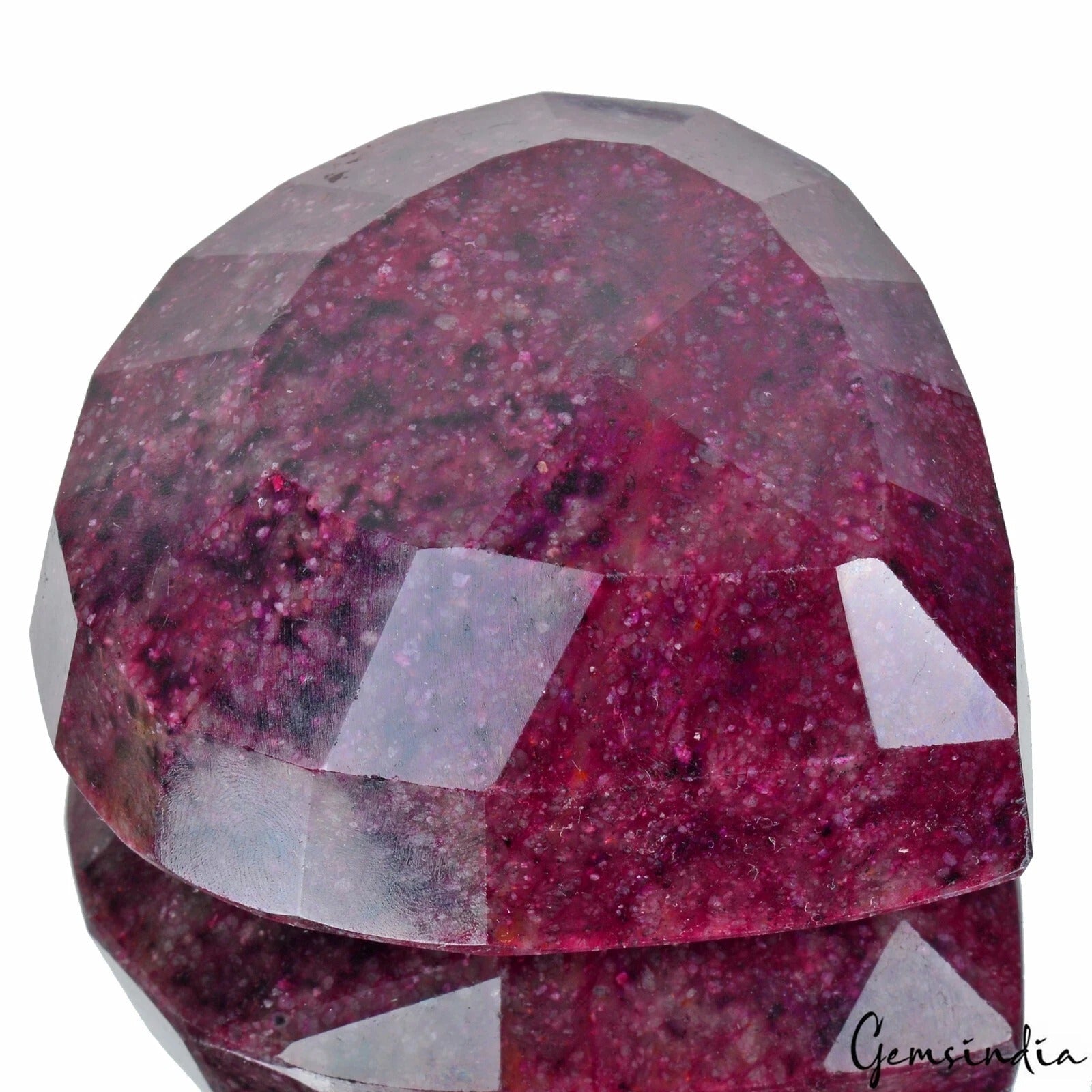 2250 Cts AAA Red Ruby Corundum Pear Cut Huge Natural Gemstone From Madagascar