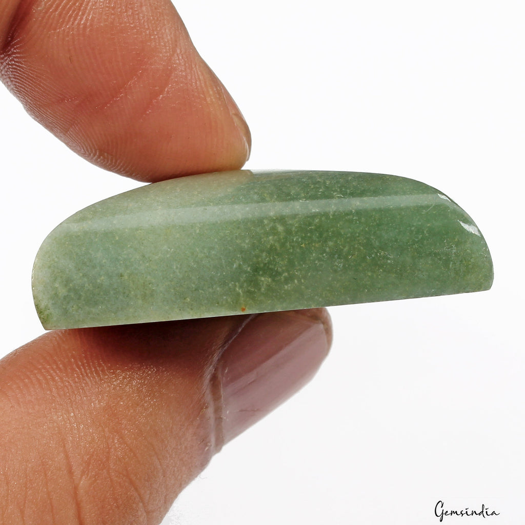 187Ct Natural Untreated Loose Green Jadeite Jade, Guatemala Gemstone for Jewelry