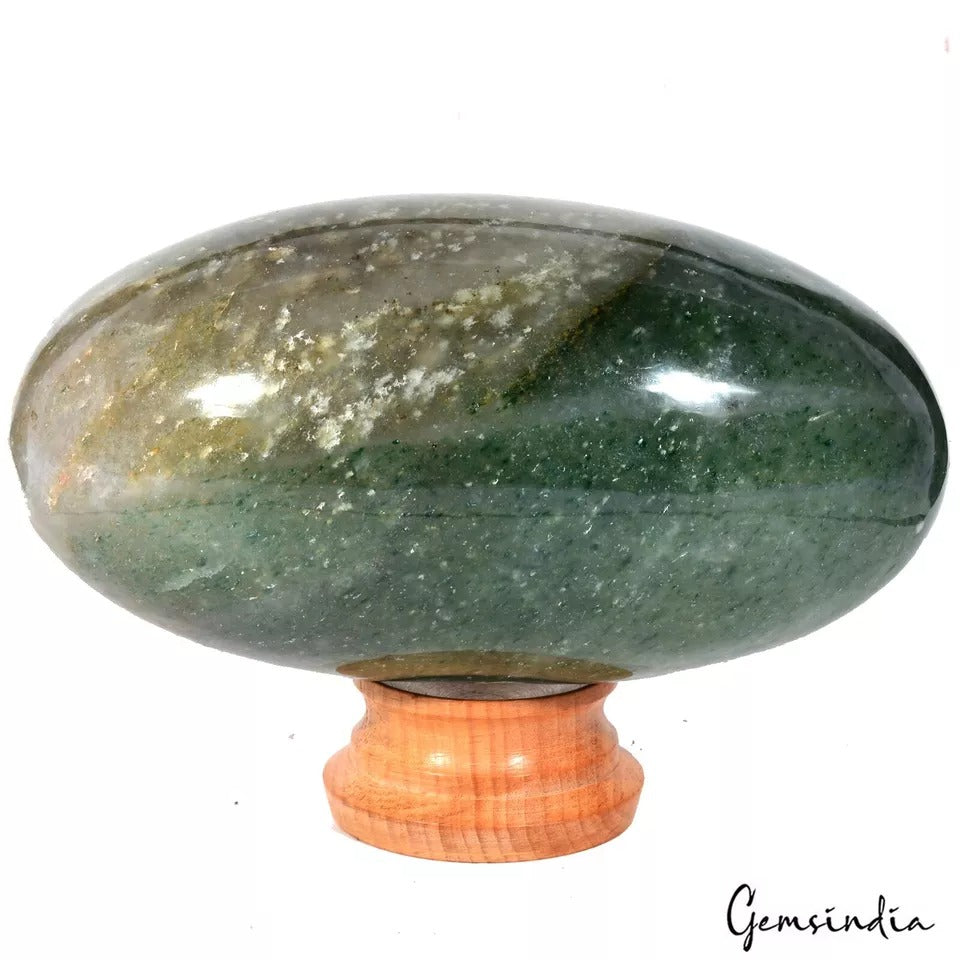 5900 Ct Natural Untreated Green Aventurine Egg Shape Huge Gem Healing Crystal