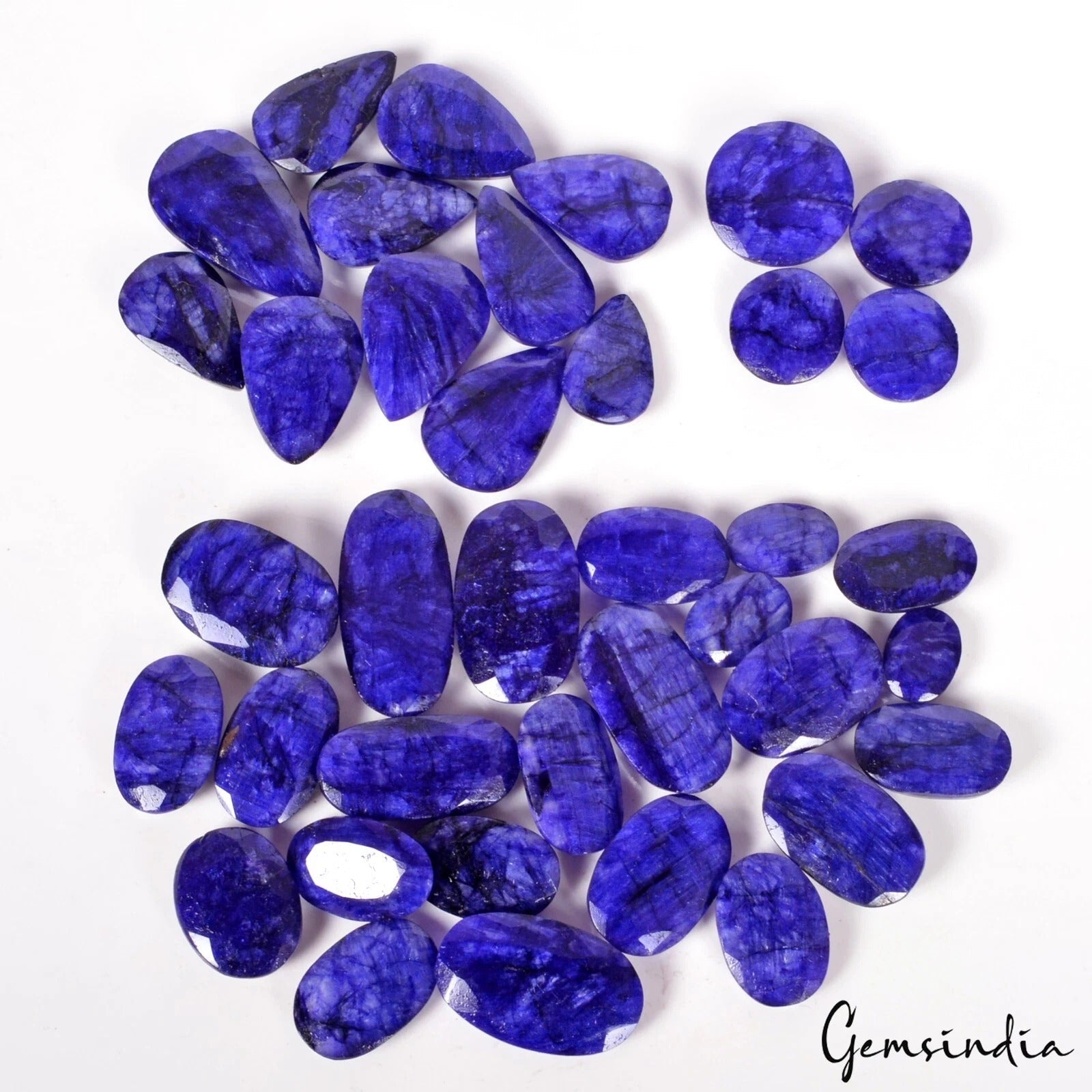 1130 Ct Natural Top Quality Blue Beryl Mix Cut Loose Gemstones For Jewelry 38 Pc