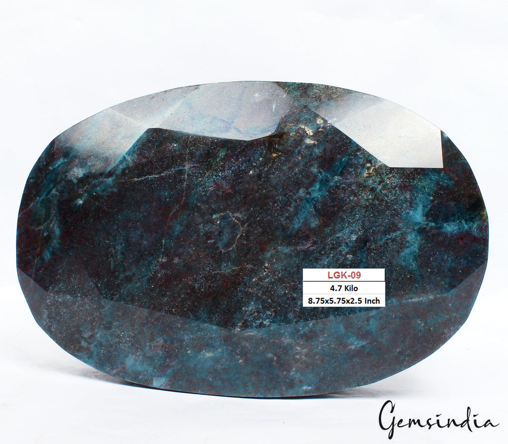 4.7 Kilo Natural Ruby Kyanite Oval Cut Huge Museum Size Untreated Gemstone NM