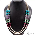 Pearl Necklace, Multi Color — 4mm To 15mm, 715 Ct, India
