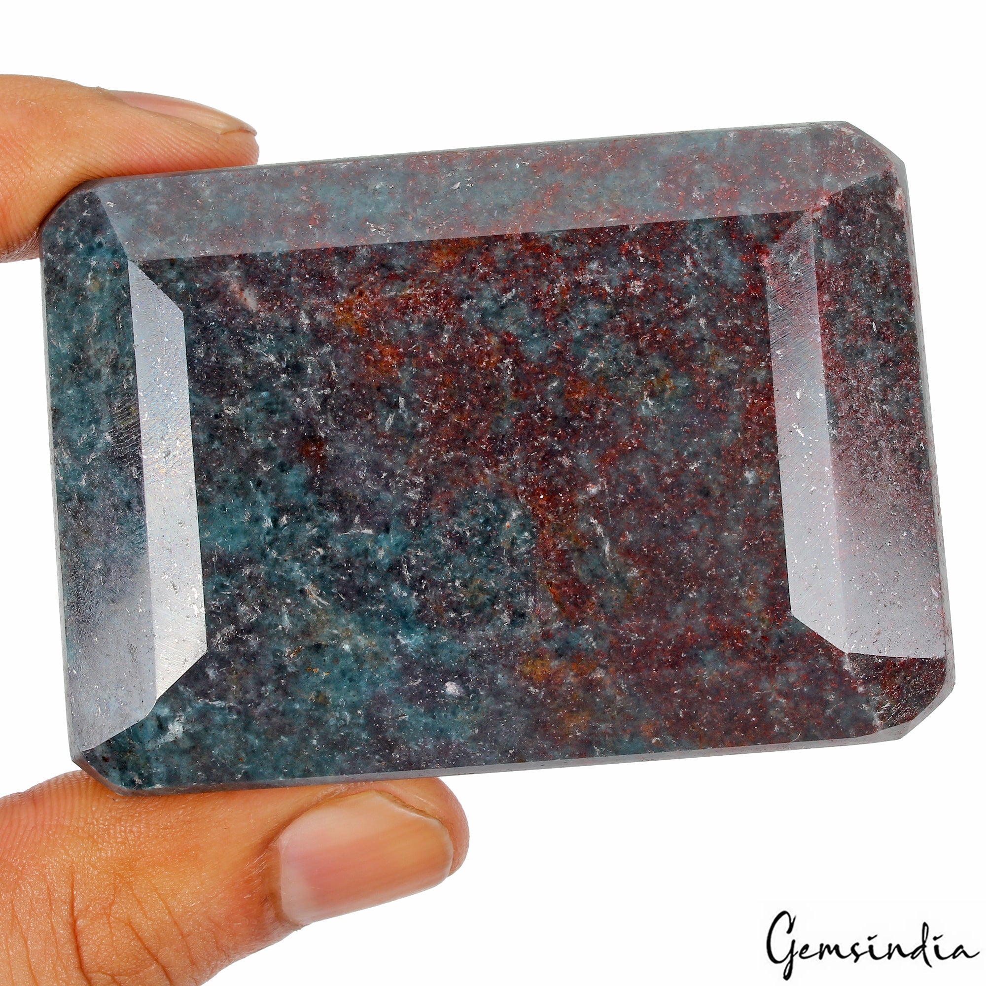 1900Ct Natural Ruby Kyanite Octagon Faceted Earth Mined Loose Untreated Gemstone