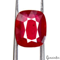Ruby Loose Gemstone, Heated, Blood Red — 13x11x5mm, 8.30 Ct, Mozambique
