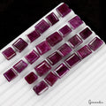 25 Pcs Natural Pink Beryl Bixbite Baguette Cut Loose 11mm-15mm Gemstones 240 Cts