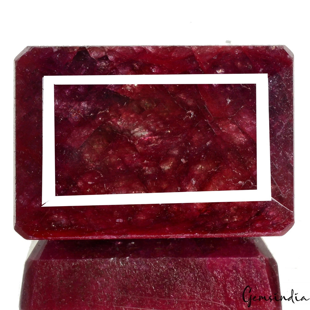 Ruby Loose Gemstone, Color Enhanced, Red — 57 x 40 x 32 mm, 1020 Ct, Madagascar