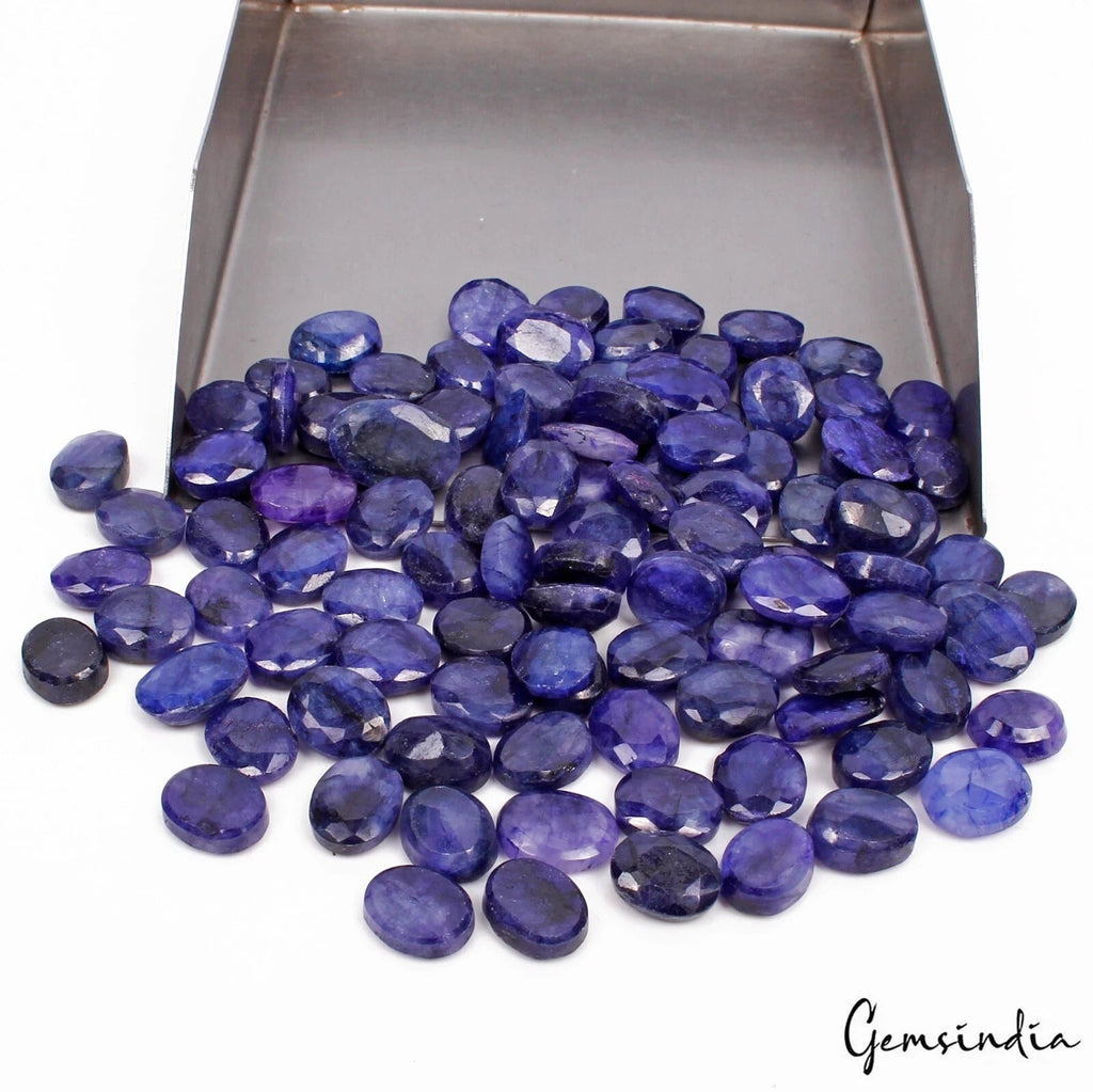 340 Ct/107 Pcs Natural Blue Beryl Oval Cut Loose 10-14mm Jewelry Kind Gemstones