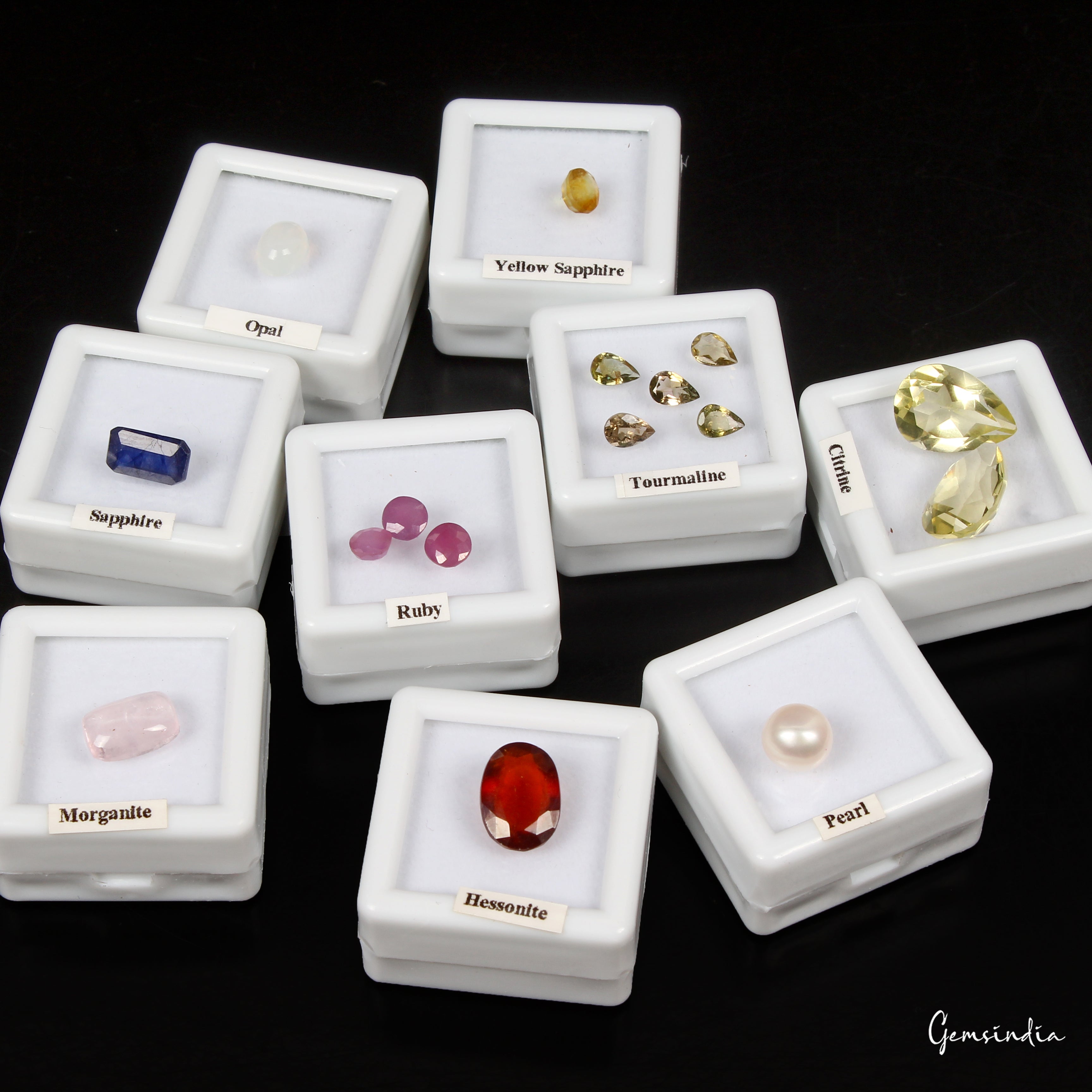 MIX LOT LOOSE FACETED NATURAL GEMSTONES MIXED GEMS WHOLESALE LOOSE GEM 30+CT