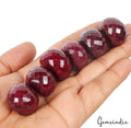 800 Ct Red Ruby Loose Beads Genuine Natural Grade AAA Gemstone Round cut 23-27mm