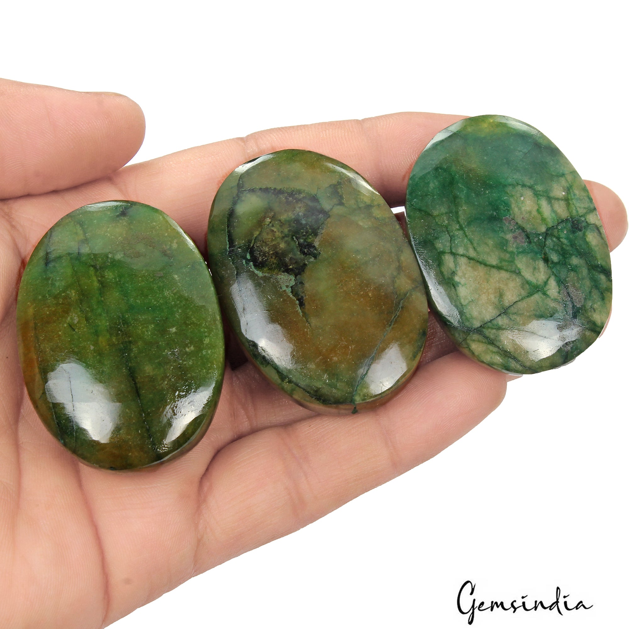 870 Ct Natural Brazilian Green Emerald Oval Cab Earth Mined Huge Size Gems Lot