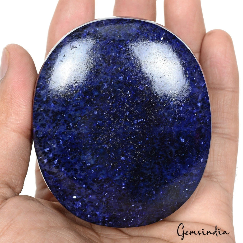 Earth mined 2000 Ct Natural Rich Blue Sapphire Oval Cabochon Madagascar Gemstone