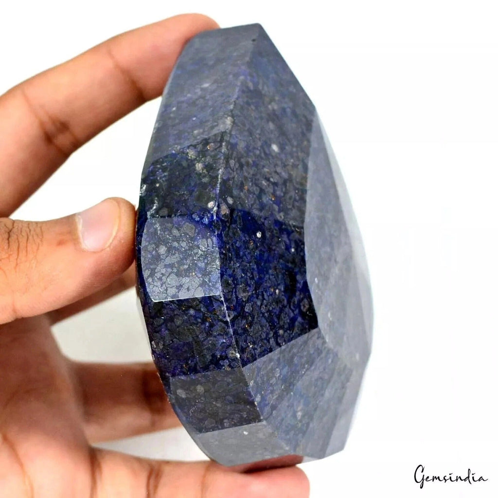 3400 Cts Natural Dark African Blue Sapphire Pear Cut Museum Size Loose Huge Gem