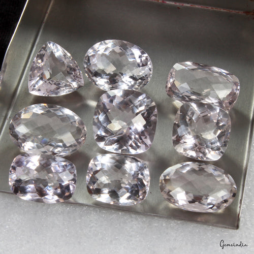 Amethyst Lot, Loose Gemstone, Lavender — 9 Pieces, 16mm to 21mm, 158.60 Ct