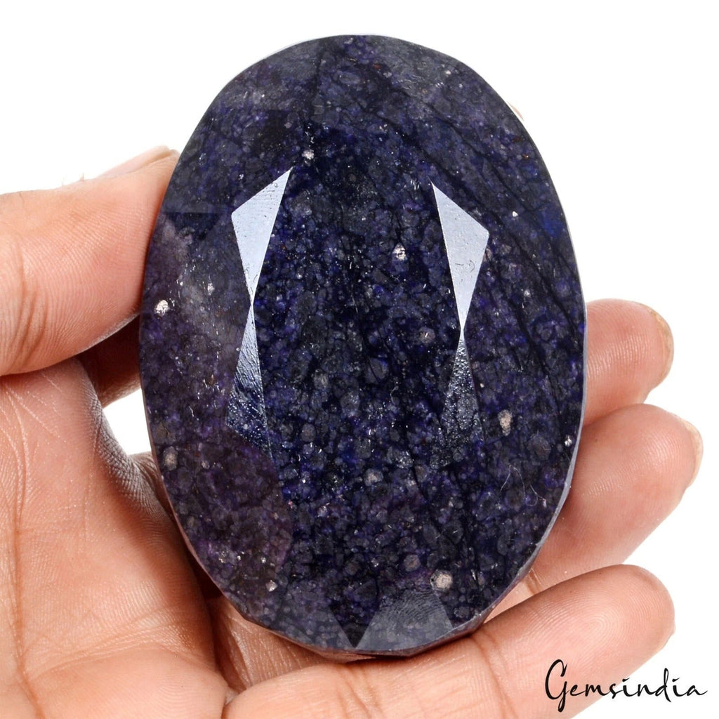 1830 Ct Natural Huge Blue Sapphire Certified Earth-Mined Oval Loose Gemstone