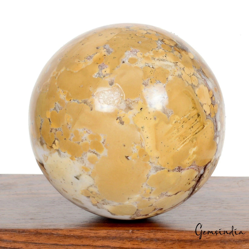 3650 Ct Natural Ocean Jasper Crystal Polished Sphere Ball Healing Ball 78mm