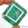 Certified 230 Cts Natural Brazilian Green Emerald Octagon Cut Gem For Pendant