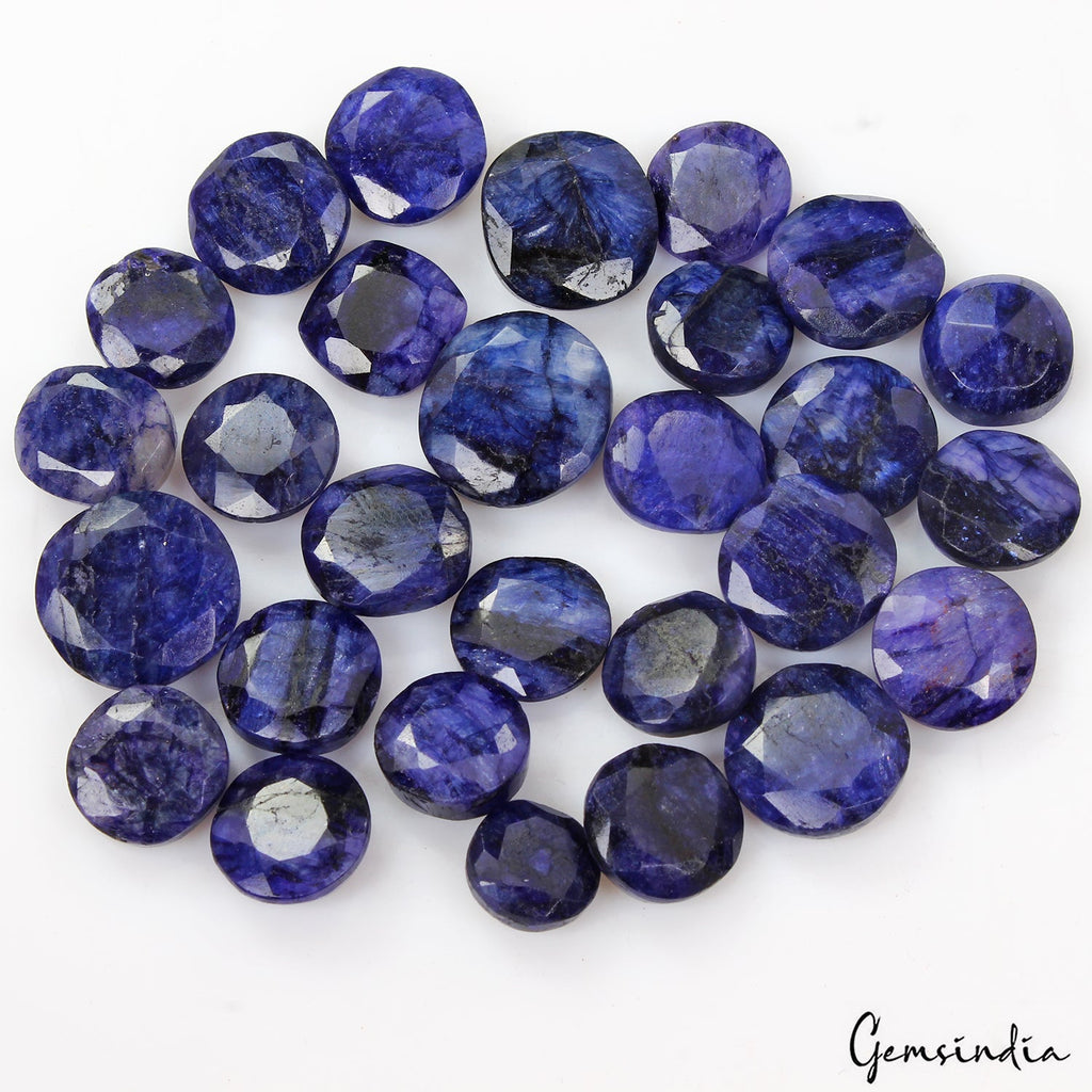 330 Ct Natural Blue Beryl Round Cut Loose 11-18mm Gemstones Wholesale Lot~28 Pcs