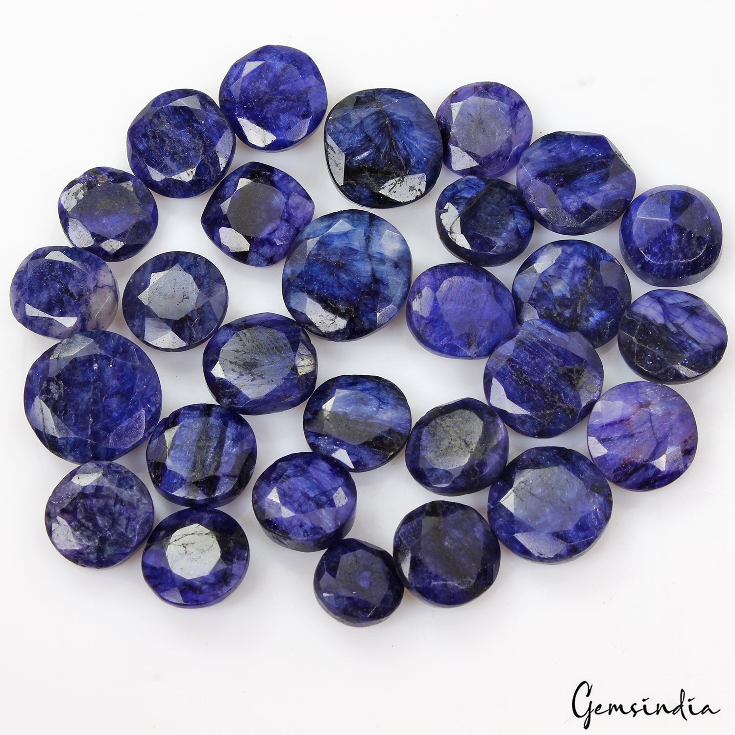 330 Ct Natural Blue Beryl Round Cut Loose 11-18mm Gemstones Wholesale Lot~28 Pcs