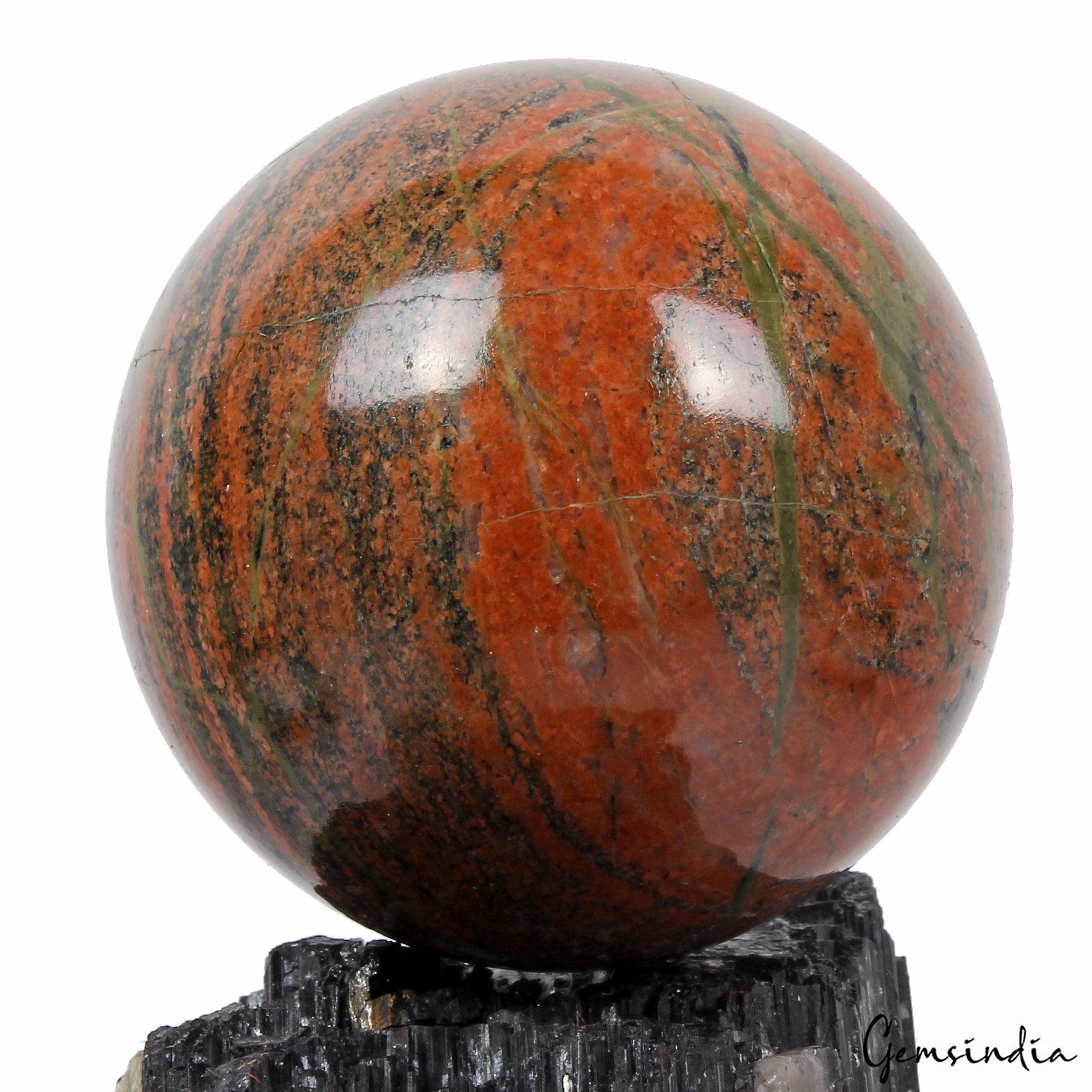 1350Ct Natural Untreated Bi Color Unakite Jasper Crystal Healing Huge Gem Sphere